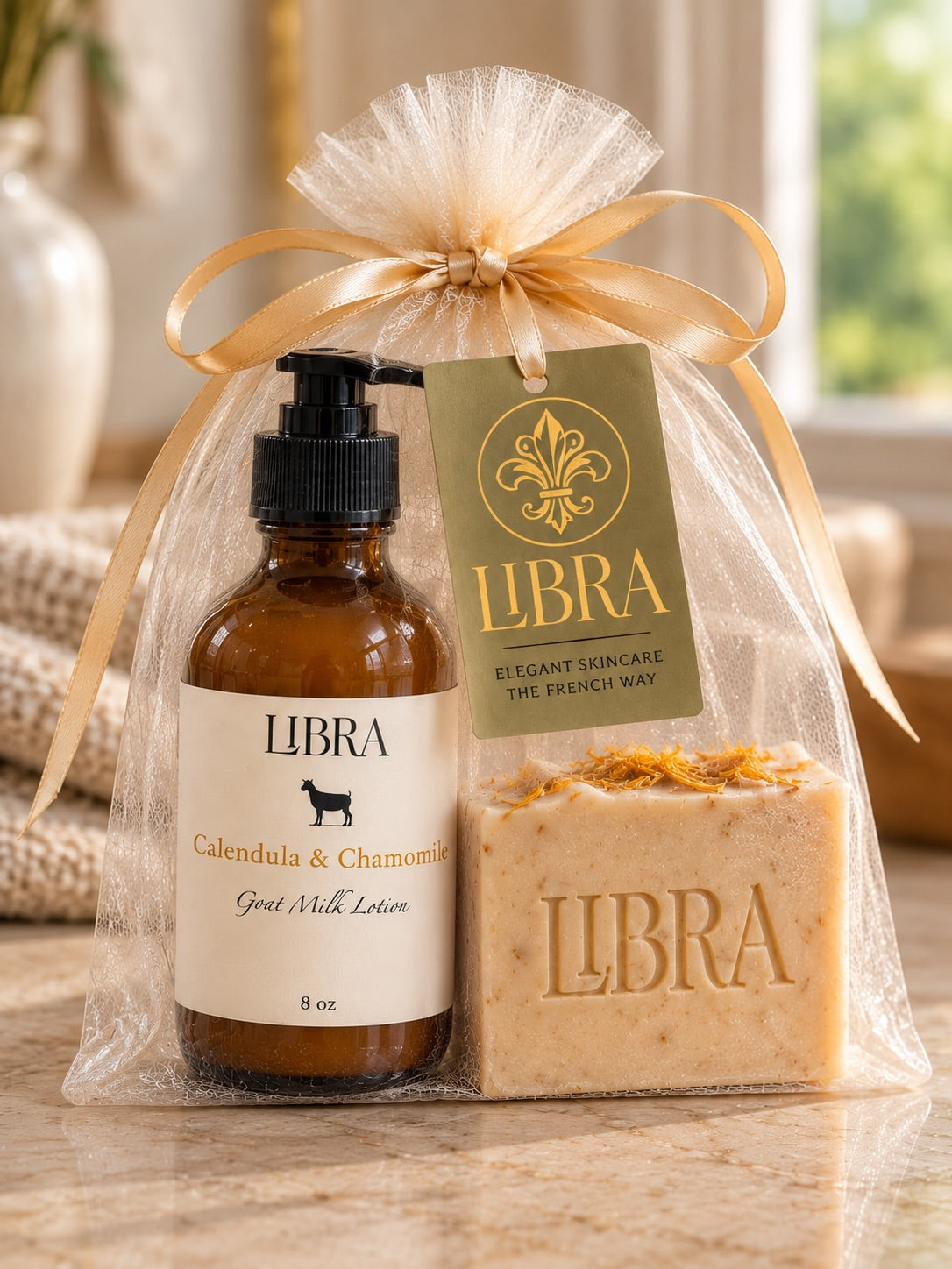 Soap & Lotion | Calendula & Chamomile Goat Milk Gift Set
