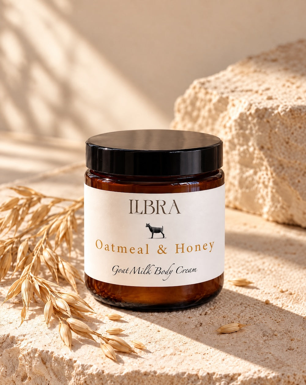 Oatmeal & Honey - Goat Milk Moisturizing Body Cream - 4 oz