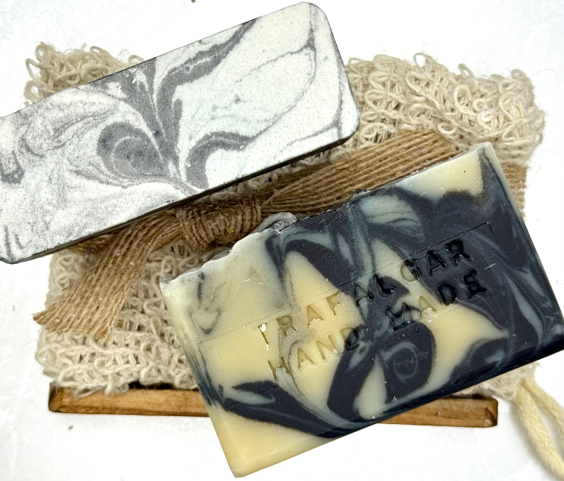 Luxury Goat Milk Soap - Rosemary, Mint & Charcoal