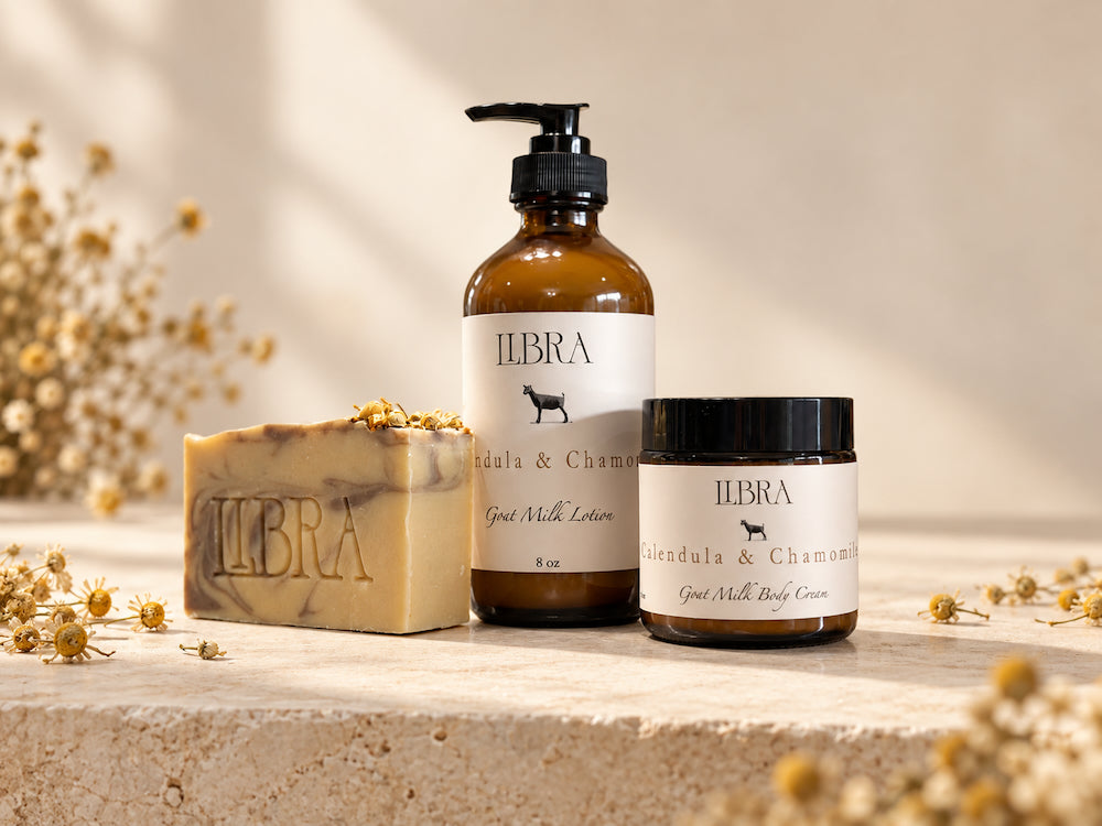 Calendula & Chamomile | Goat Milk Moisturizing Lotion - 8 oz