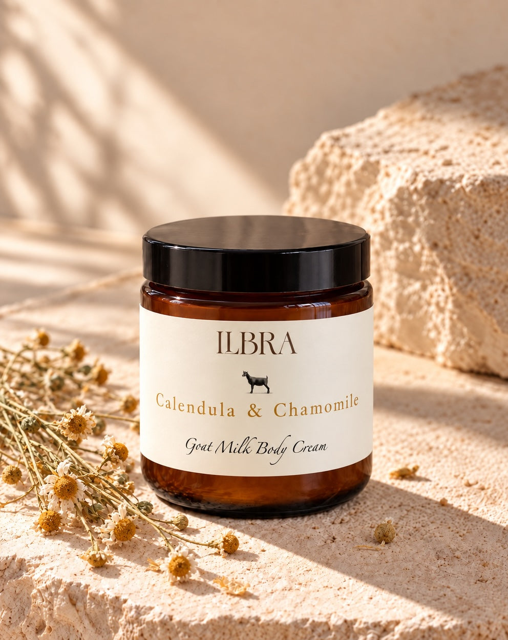 Calendula & Chamomile - Goat Milk Moisturizing Body Cream - 4 oz