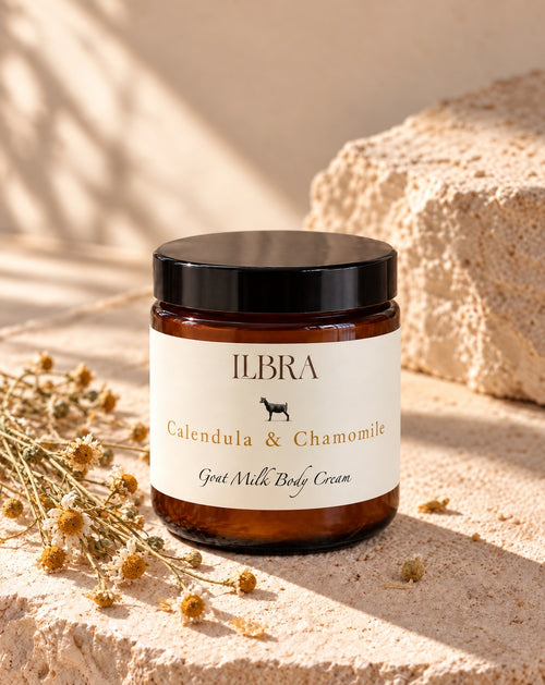 Calendula & Chamomile - Goat Milk Moisturizing Body Cream - 4 oz