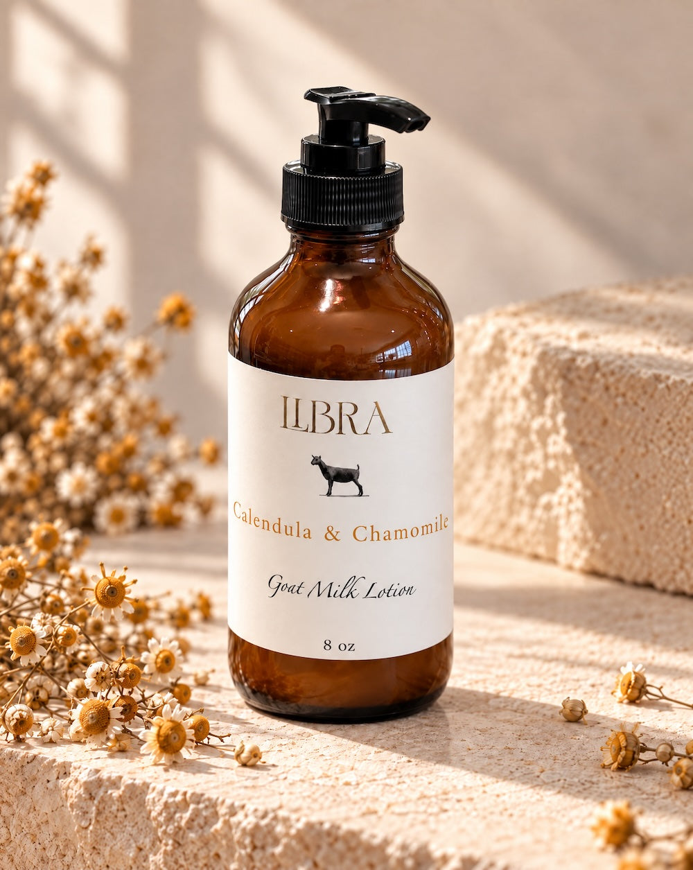 Calendula & Chamomile | Goat Milk Moisturizing Lotion - 8 oz