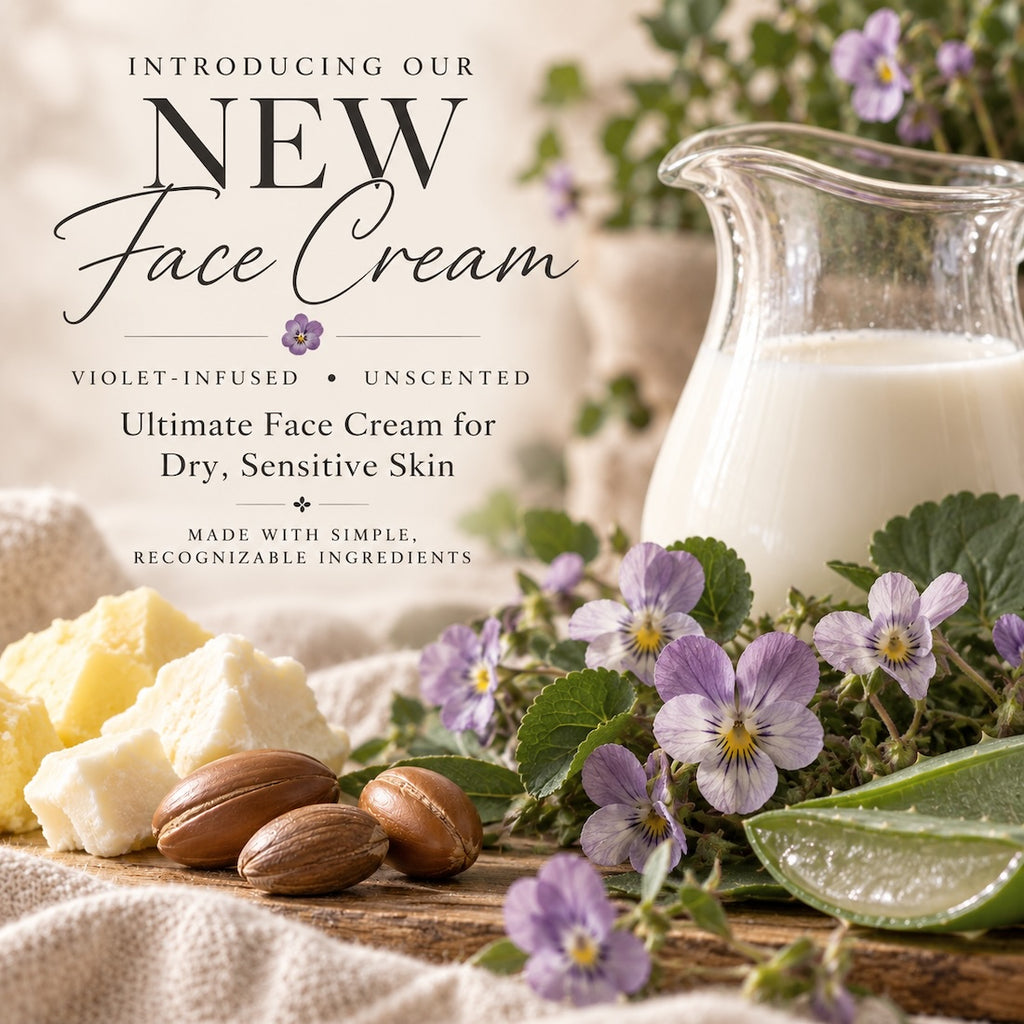 Face Cream - Goat Milk & Violet - 2 oz