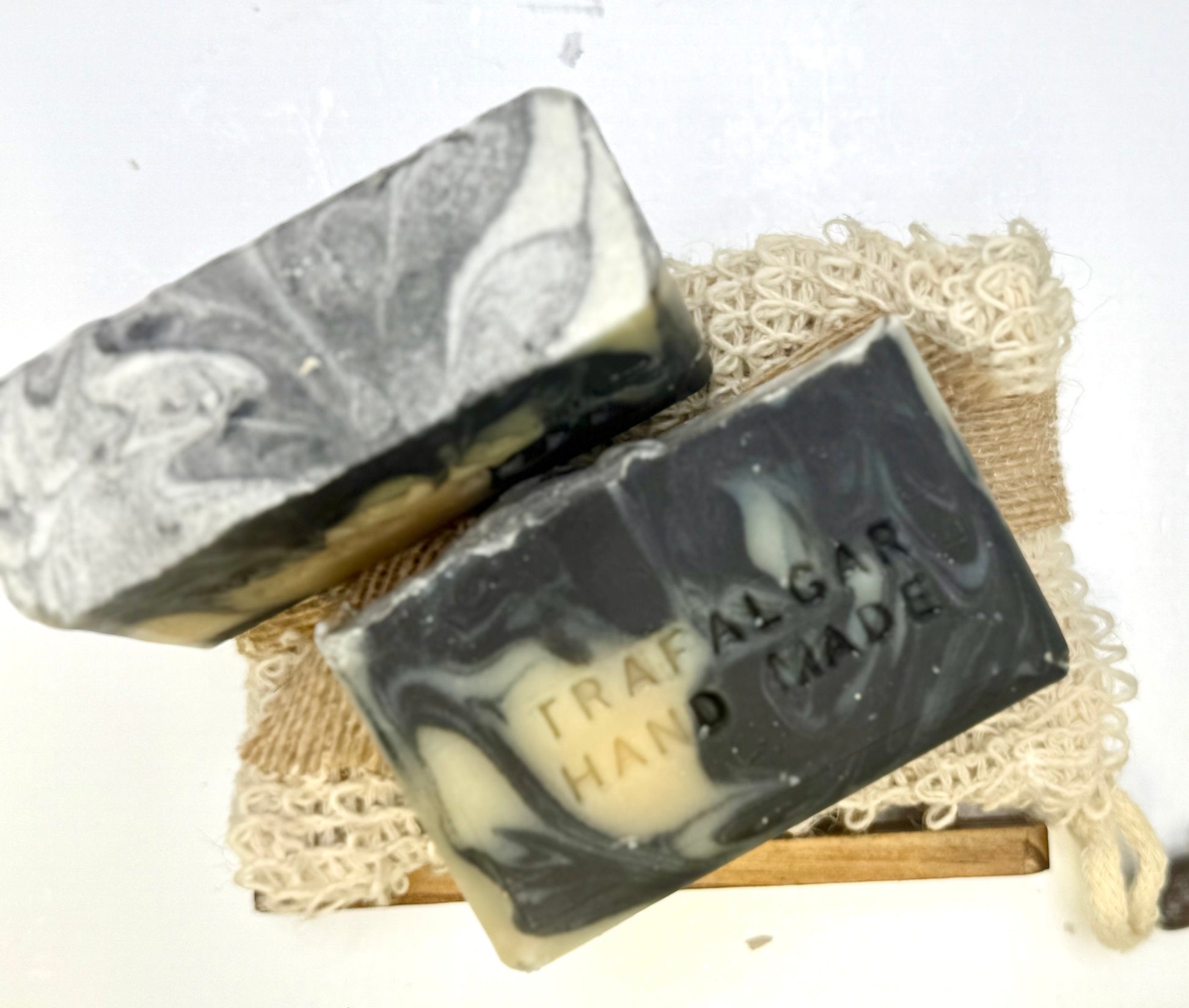 Luxury Goat Milk Soap - Rosemary, Mint & Charcoal