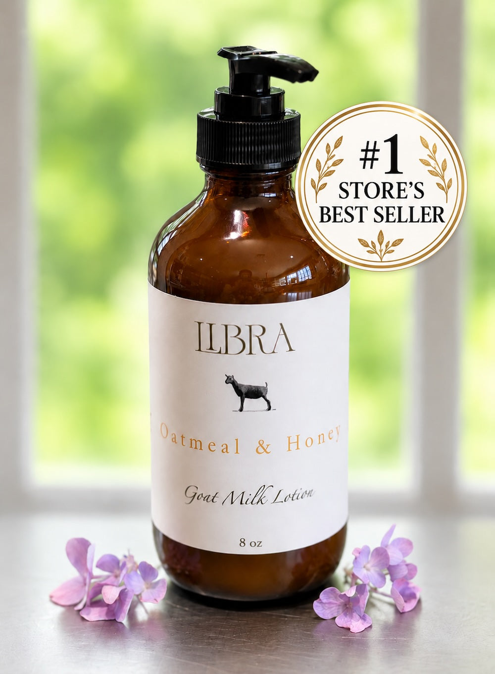 Oatmeal & Honey - Goat Milk Moisturizing Lotion - 8 oz