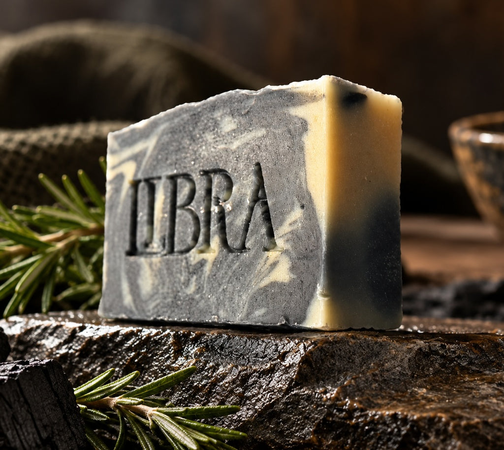 Jardin Noir | Rosemary Mint & Charcoal Goat Milk Soap - 5.5 oz