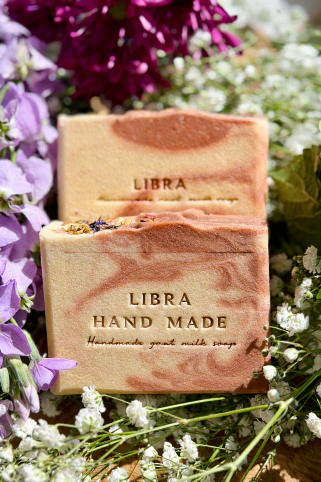 French Goat Milk Soaps - Turméric & Hibiscus